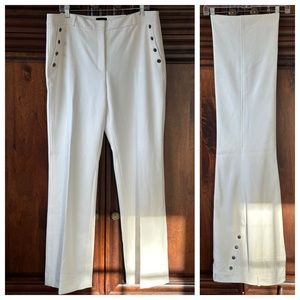 Winter White 16L Waffle Weave Fully Lined Hi-Rise Pant - New with Tags